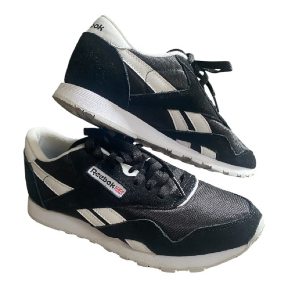 Reebok Women's Black and White Sneakers